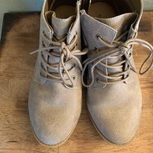 Torrid Suede Lace-Up Boots